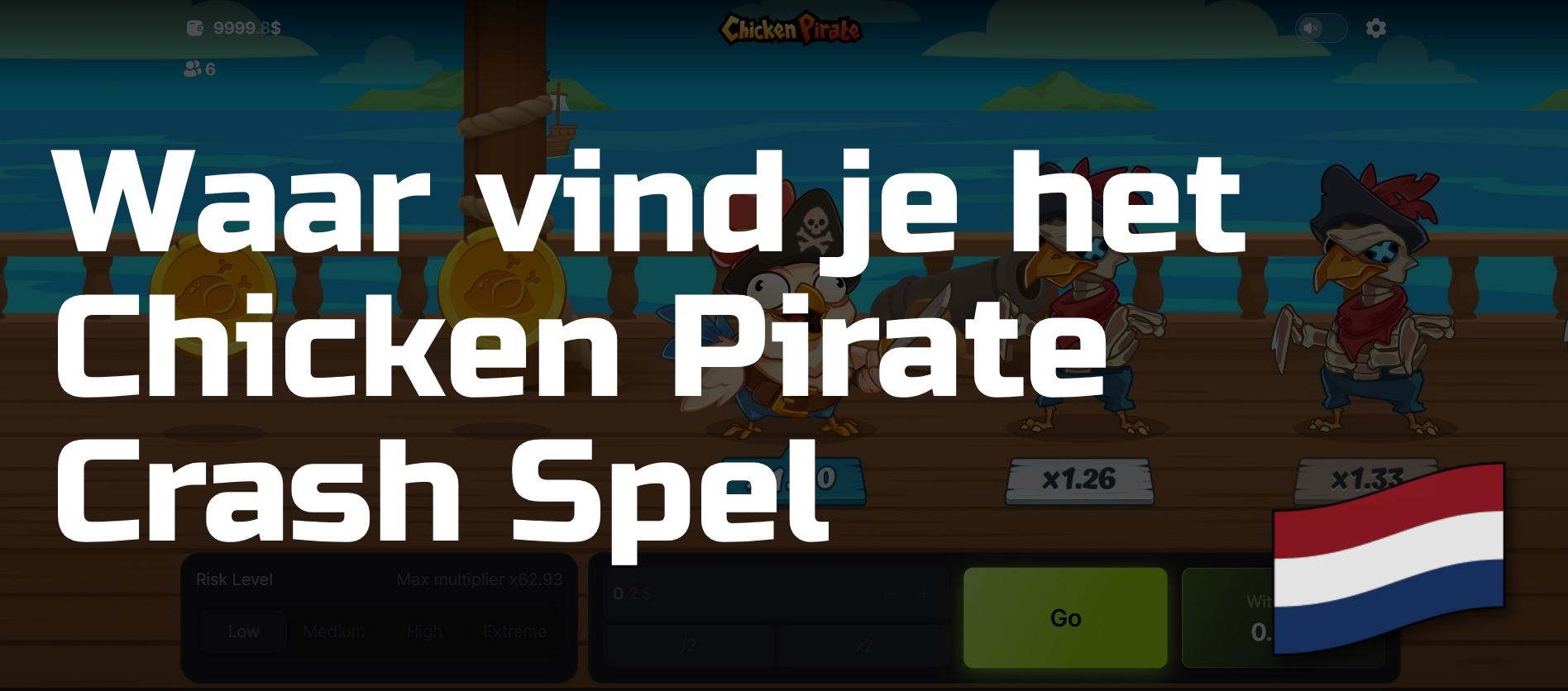 Chicken Pirate spel