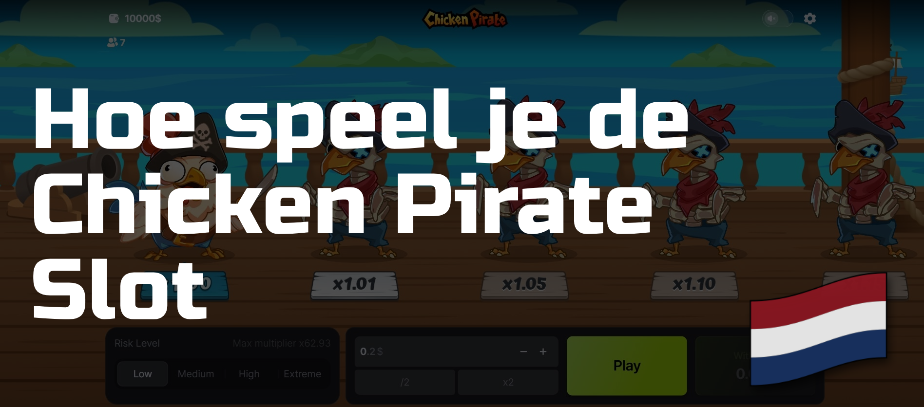 spel Chicken Pirate